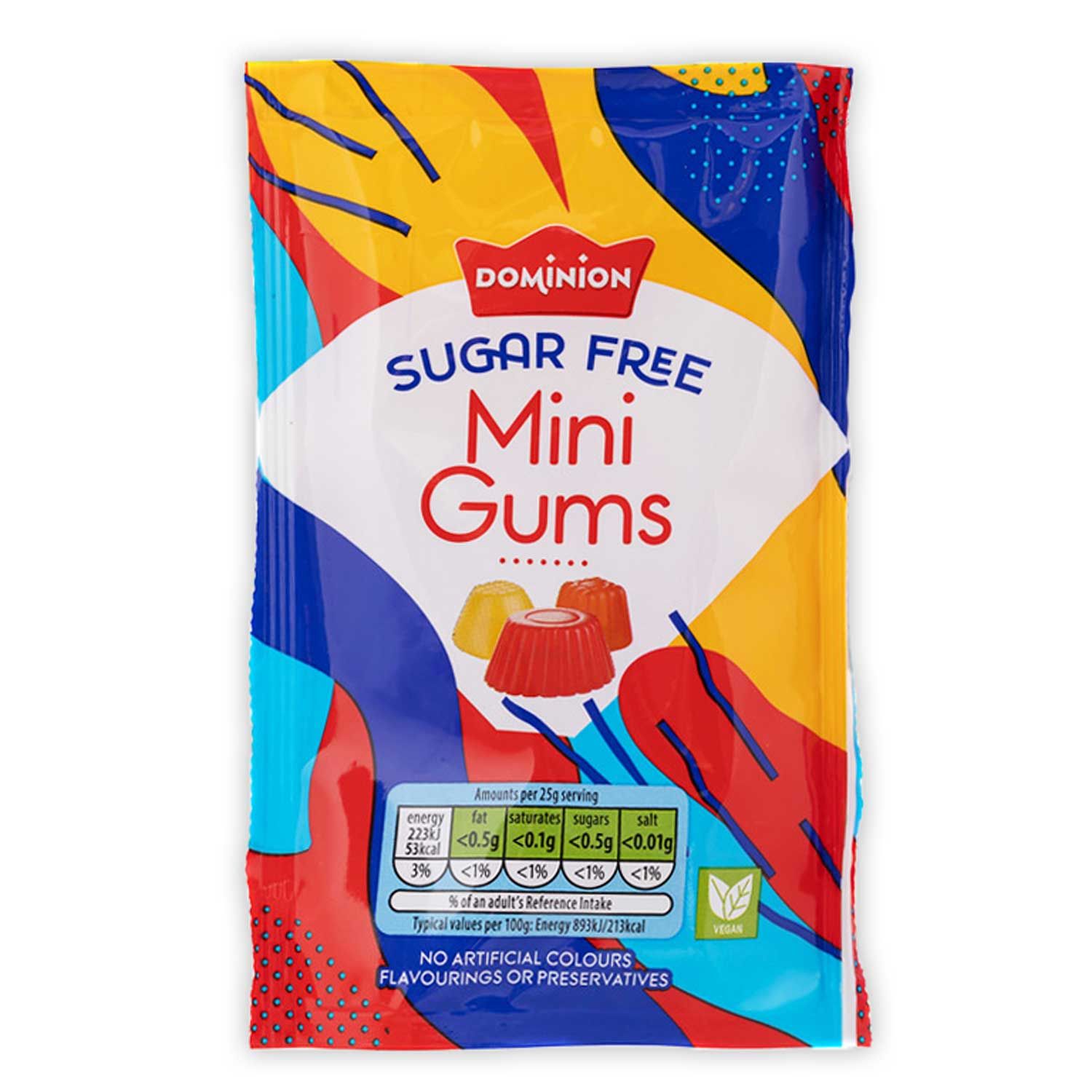 Sugar Free Mini Gums 75g Dominion | ALDI.IE